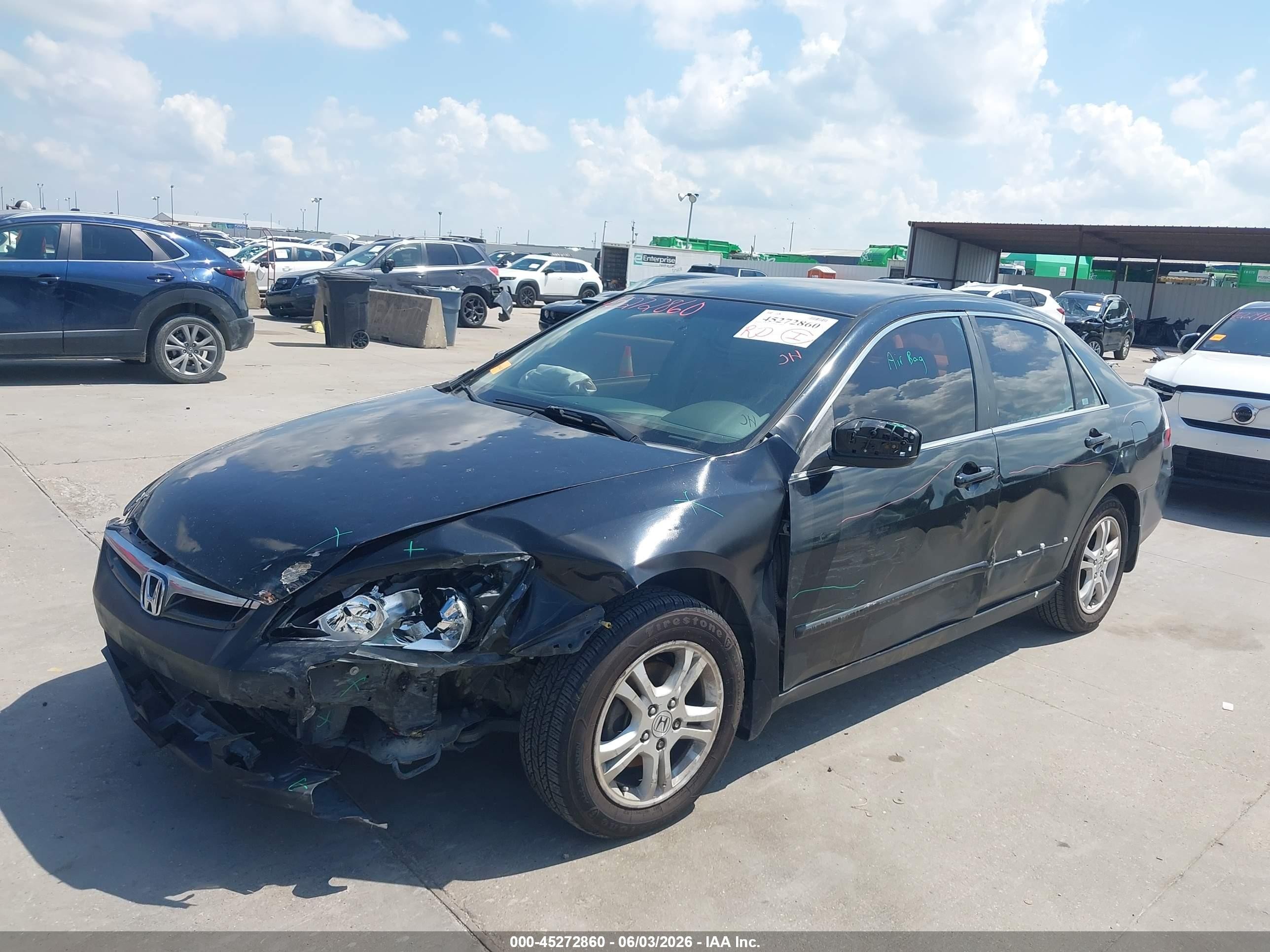 2007 Honda Accord 2.4 Se Черный vin: JHMCM56317C003965