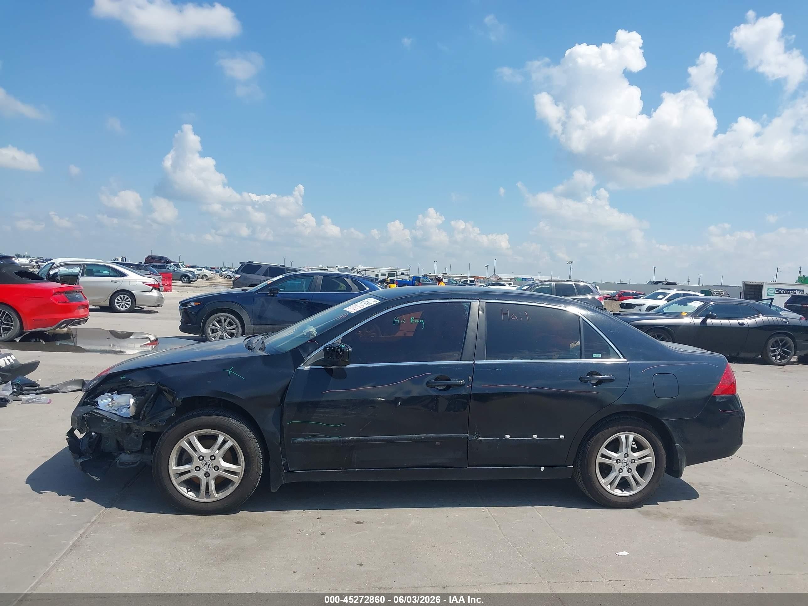 2007 Honda Accord 2.4 Se Черный vin: JHMCM56317C003965