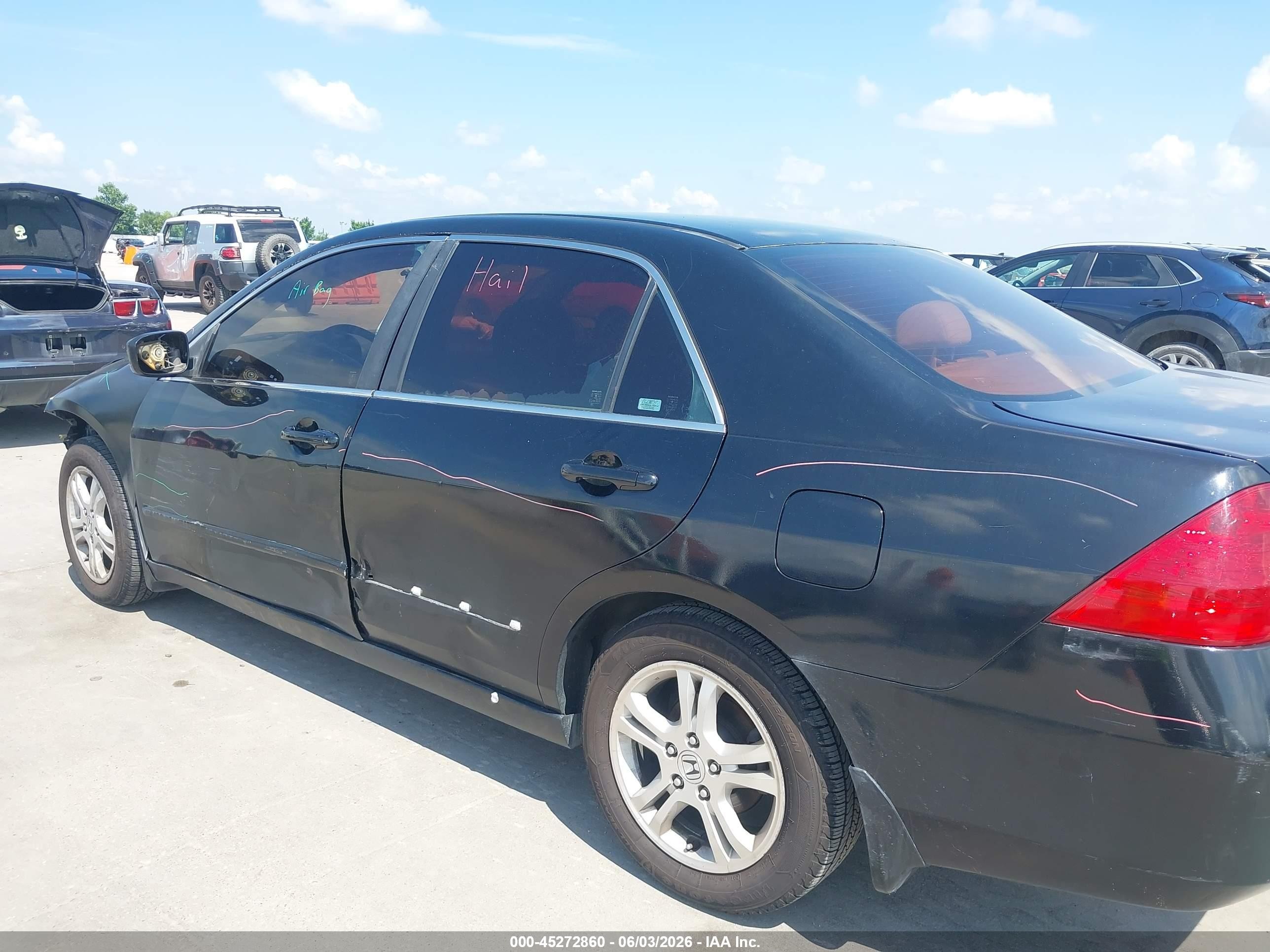 2007 Honda Accord 2.4 Se Черный vin: JHMCM56317C003965