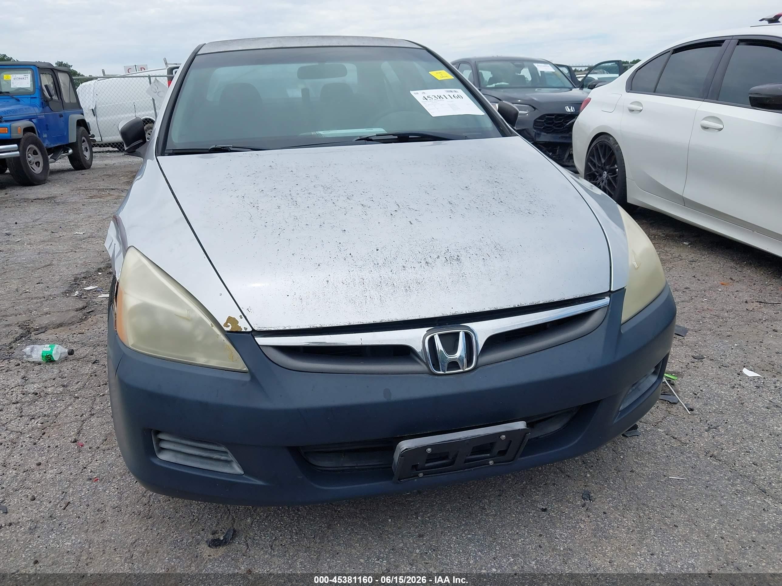 2007 Honda Accord 2.4 Se Silver vin: JHMCM56317C016568