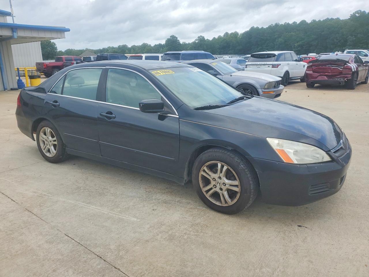 2007 Honda Accord Se Black vin: JHMCM56317C020944
