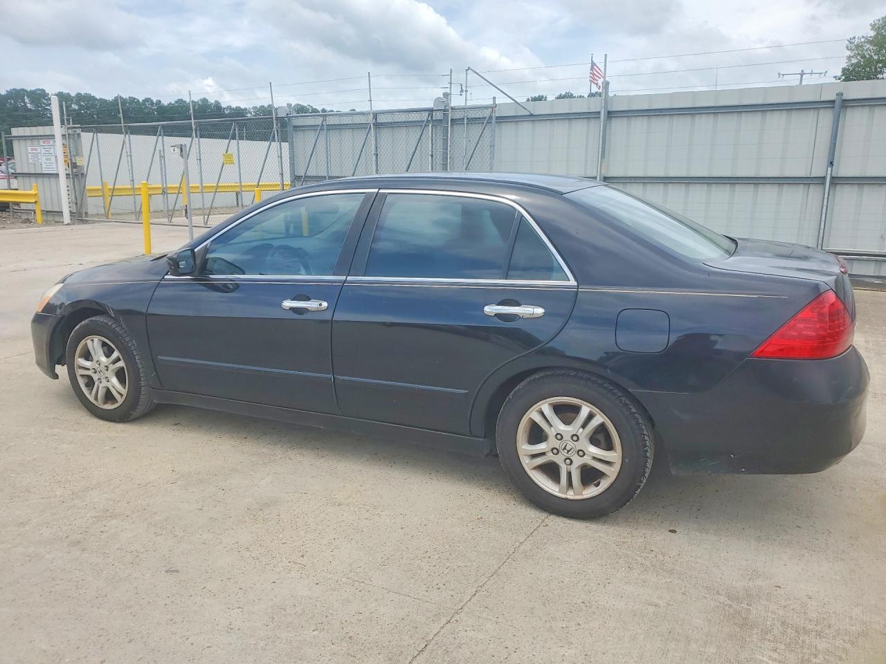 2007 Honda Accord Se Black vin: JHMCM56317C020944