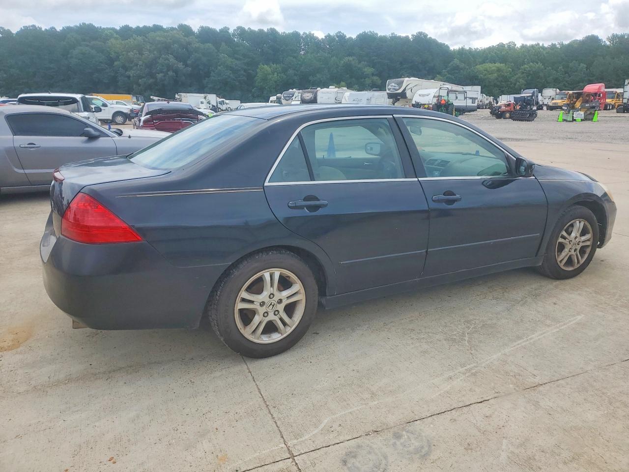 2007 Honda Accord Se Black vin: JHMCM56317C020944