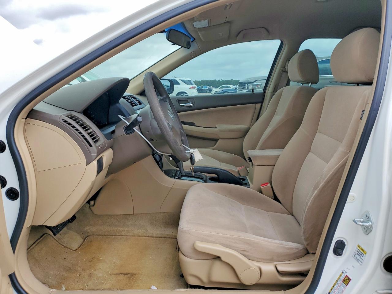 2007 Honda Accord Se Белый vin: JHMCM56317C021723