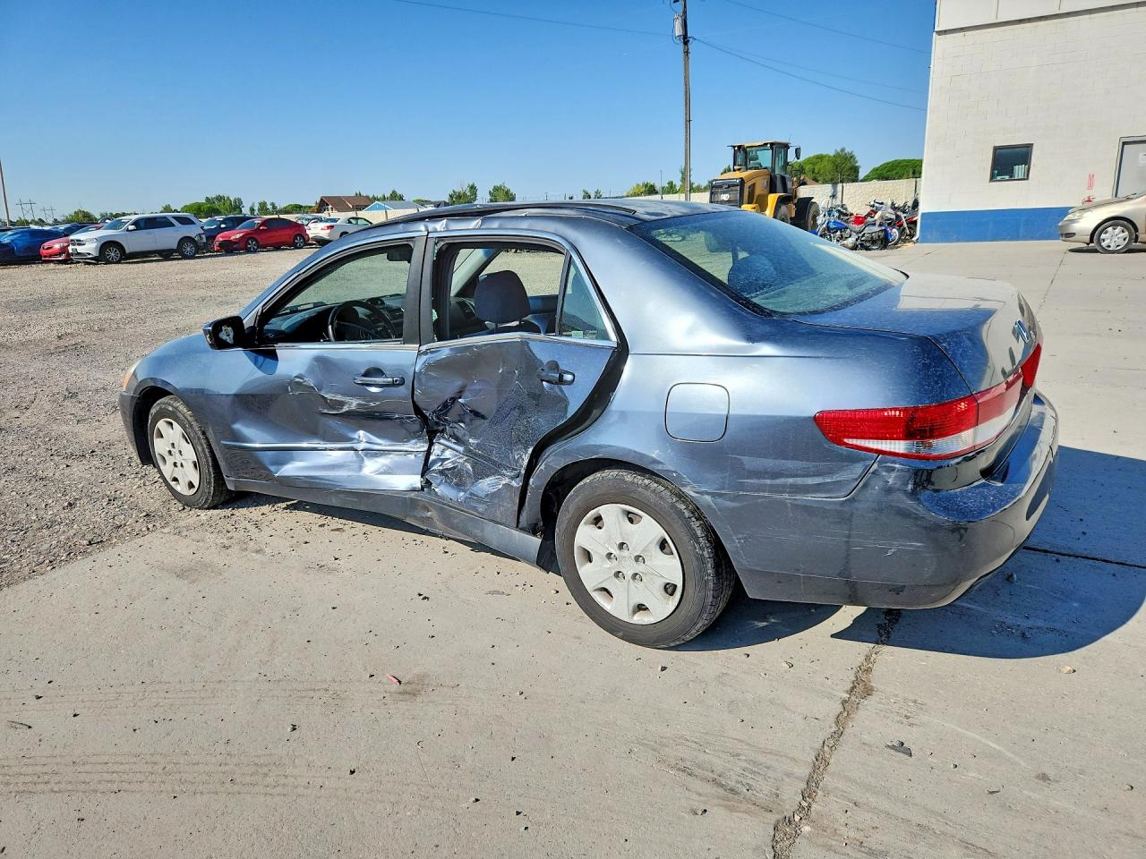 2003 Honda Accord Lx Серый vin: JHMCM56323C014158