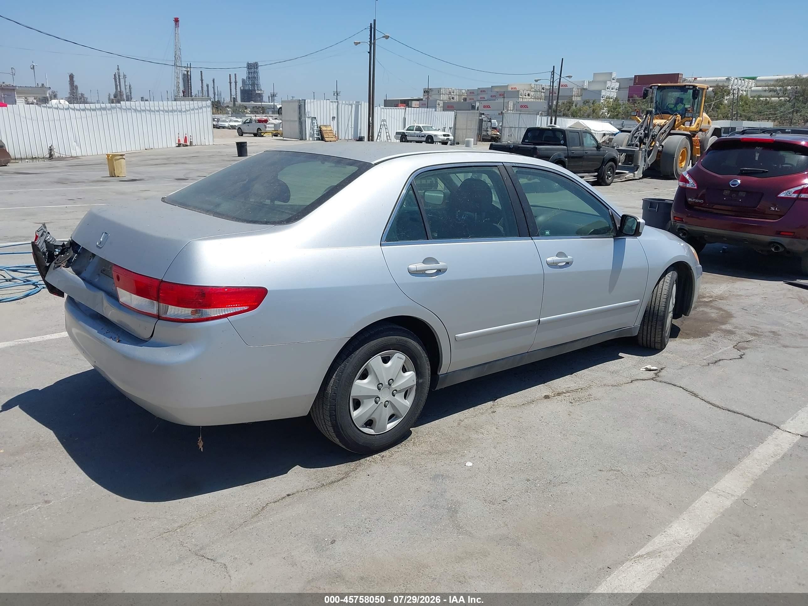 2003 Honda Accord Lx Silver vin: JHMCM56323C039125