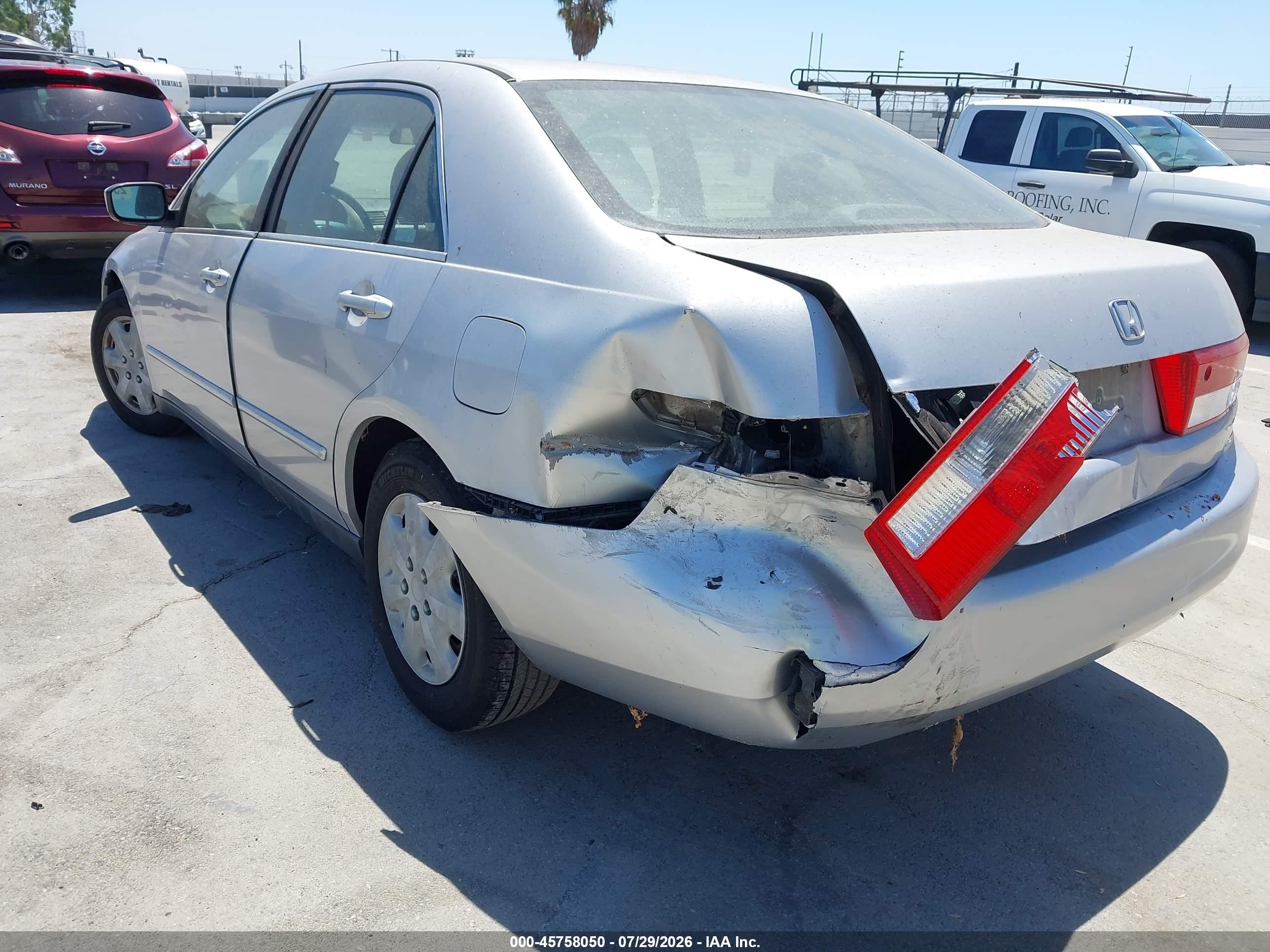 2003 Honda Accord Lx Silver vin: JHMCM56323C039125