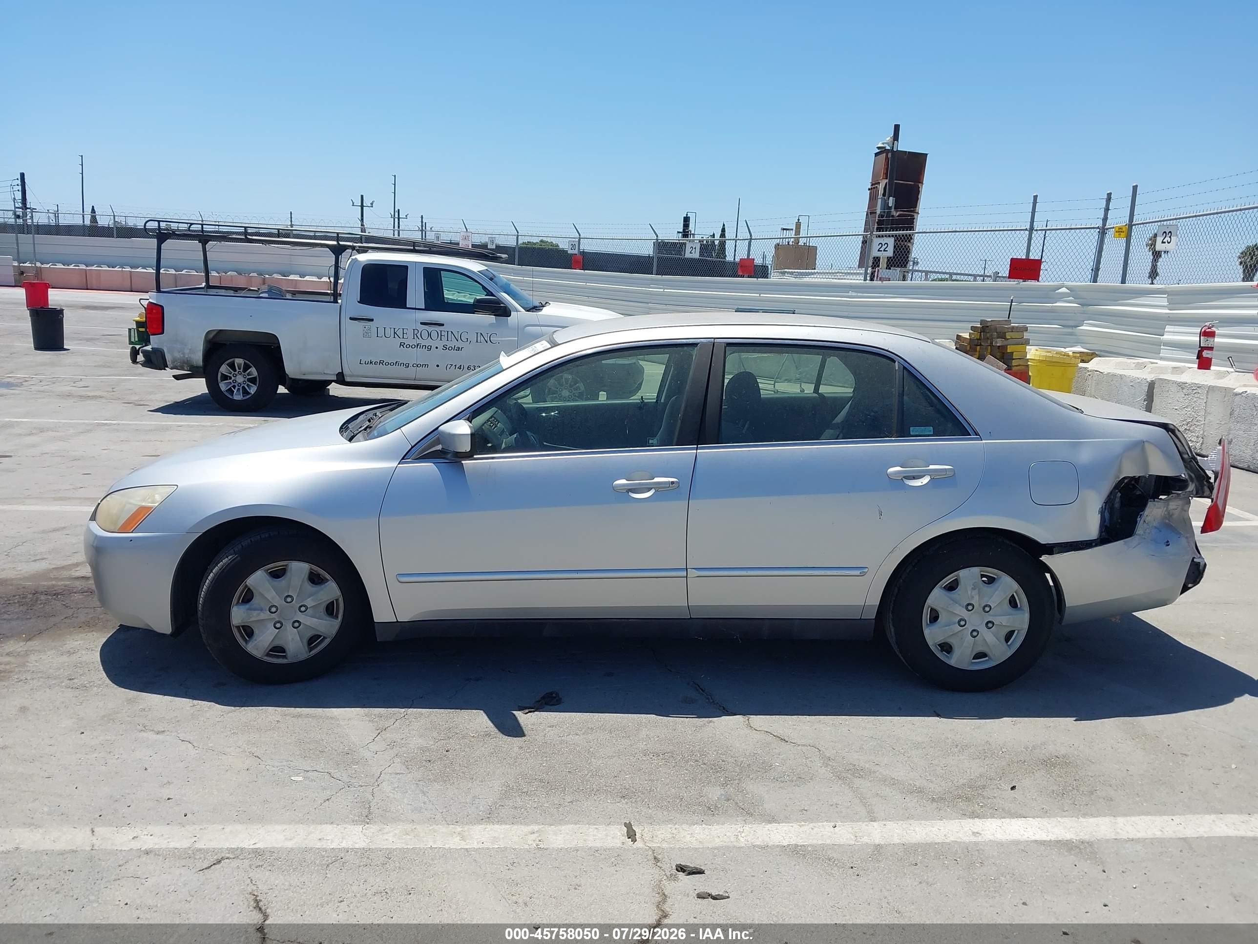2003 Honda Accord Lx Silver vin: JHMCM56323C039125