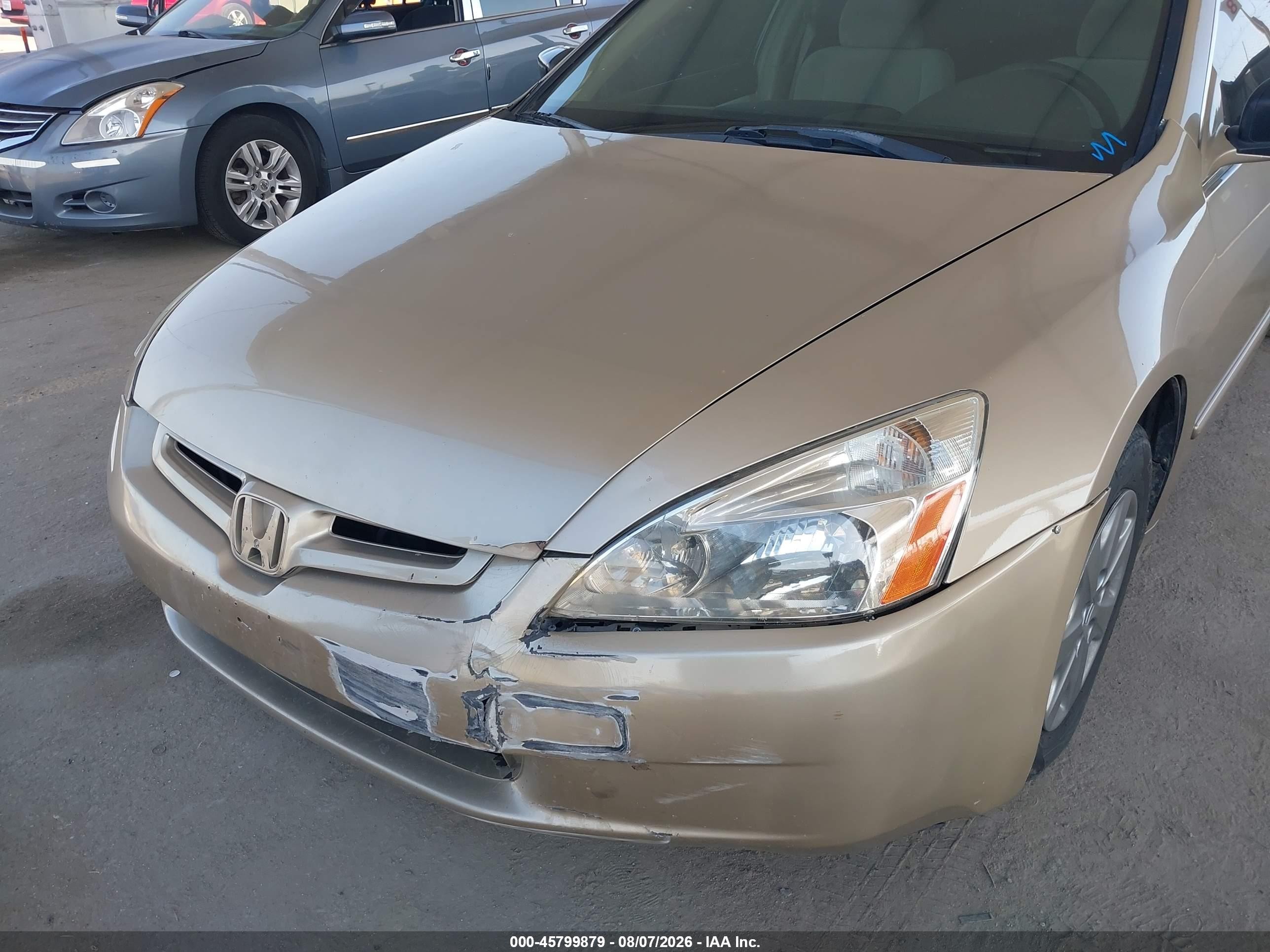 2003 Honda Accord Sdn Lx Gold vin: JHMCM56323C050884
