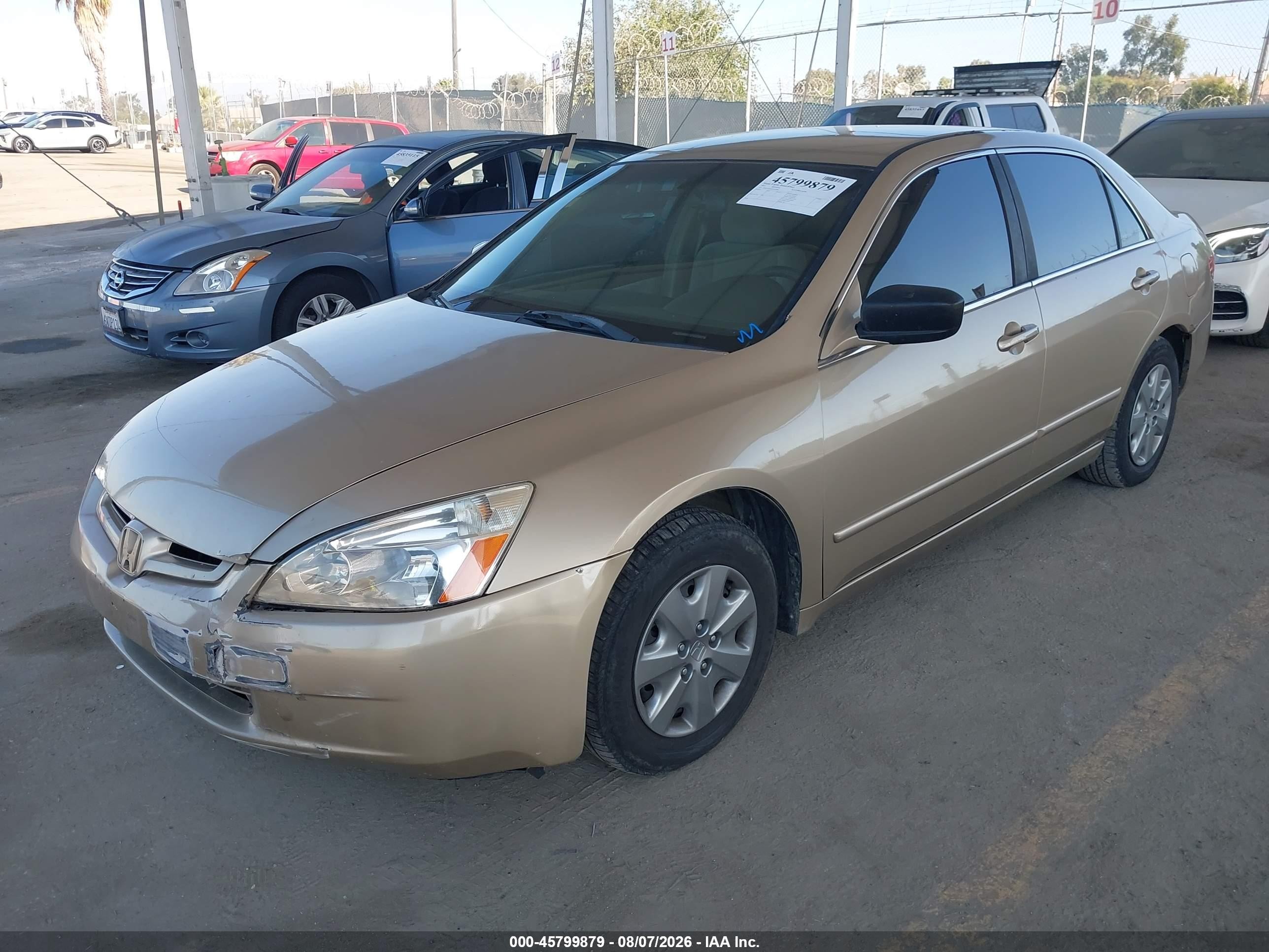 2003 Honda Accord Sdn Lx Gold vin: JHMCM56323C050884