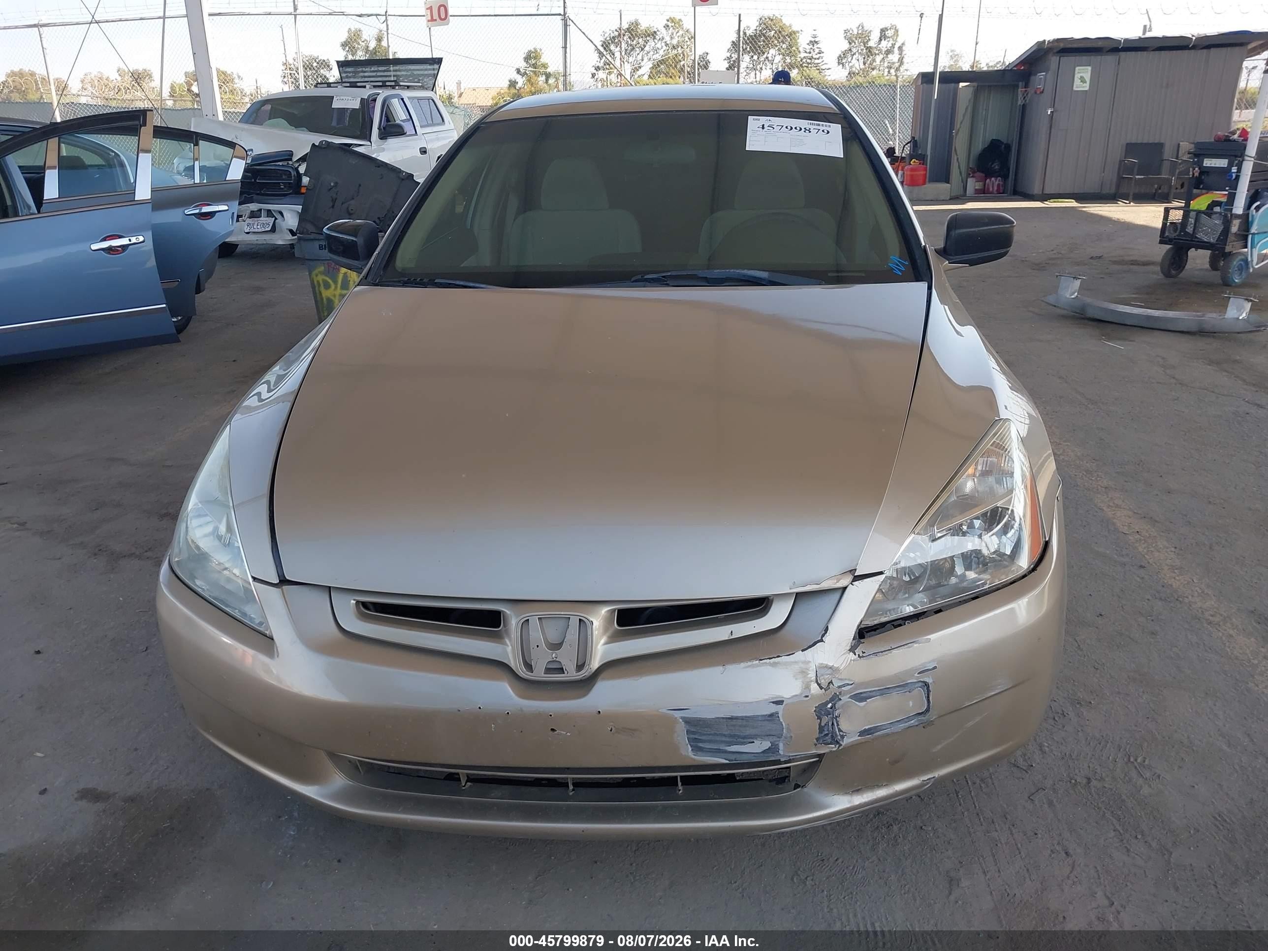 2003 Honda Accord Sdn Lx Gold vin: JHMCM56323C050884
