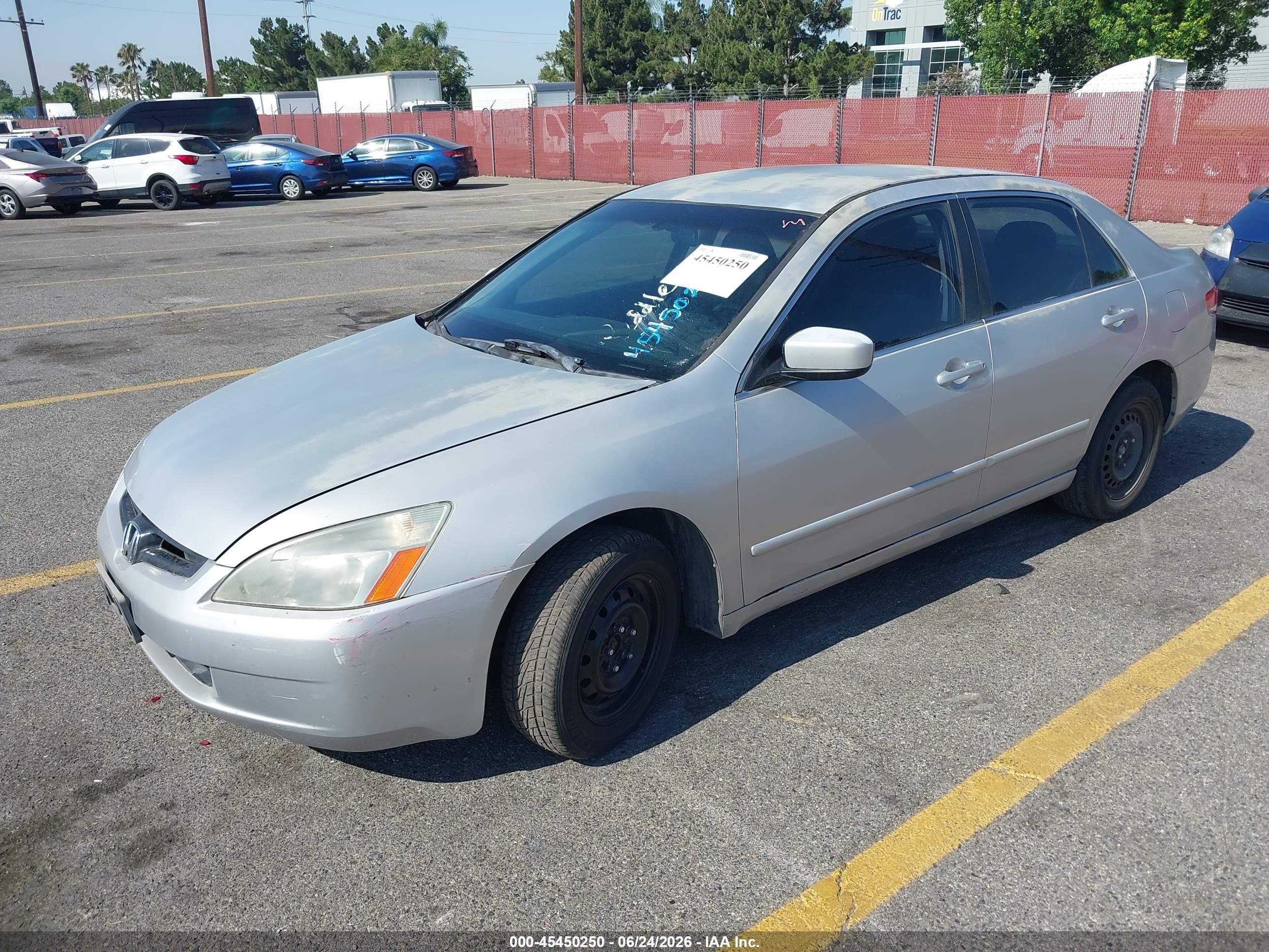 2003 Honda Accord Sdn Lx Silver vin: JHMCM56323C067653
