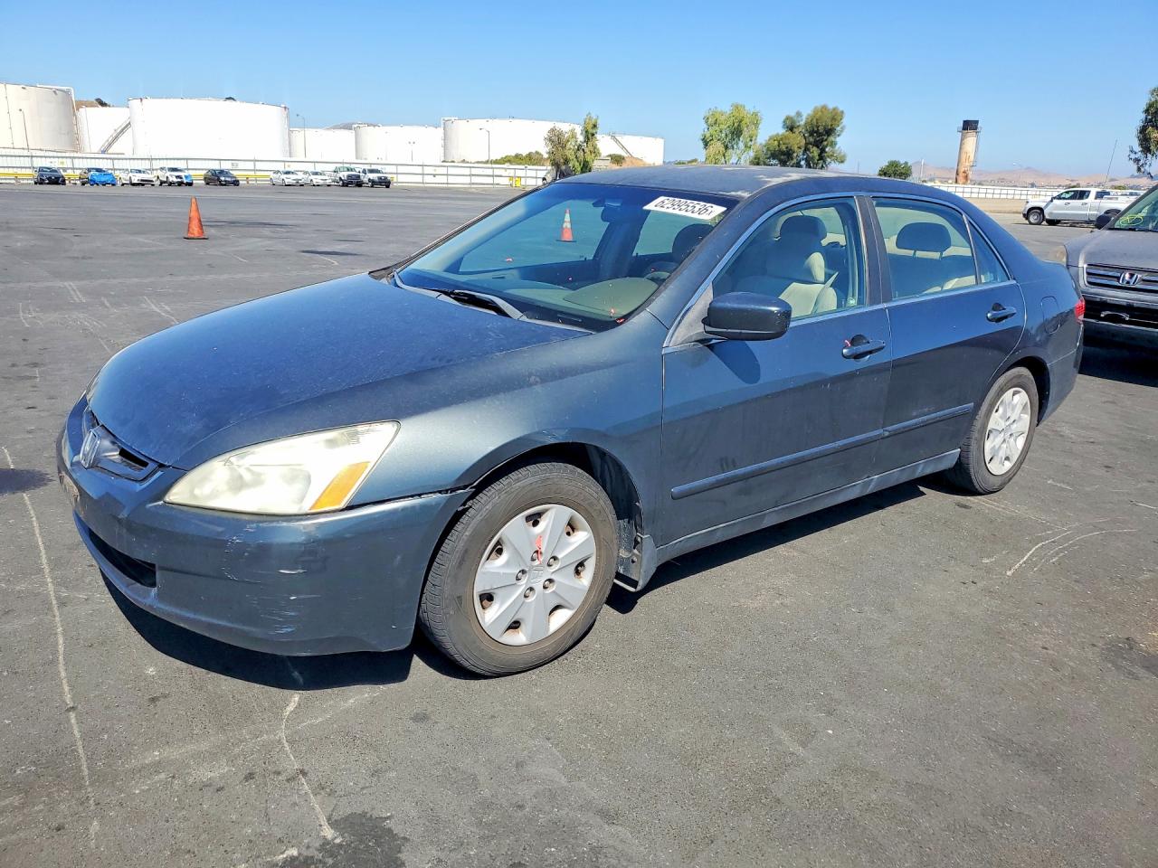 2004 Honda Accord Lx Gray vin: JHMCM56324C038008