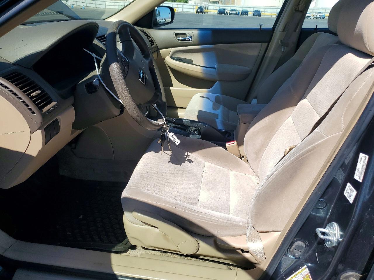 2004 Honda Accord Lx Gray vin: JHMCM56324C038008