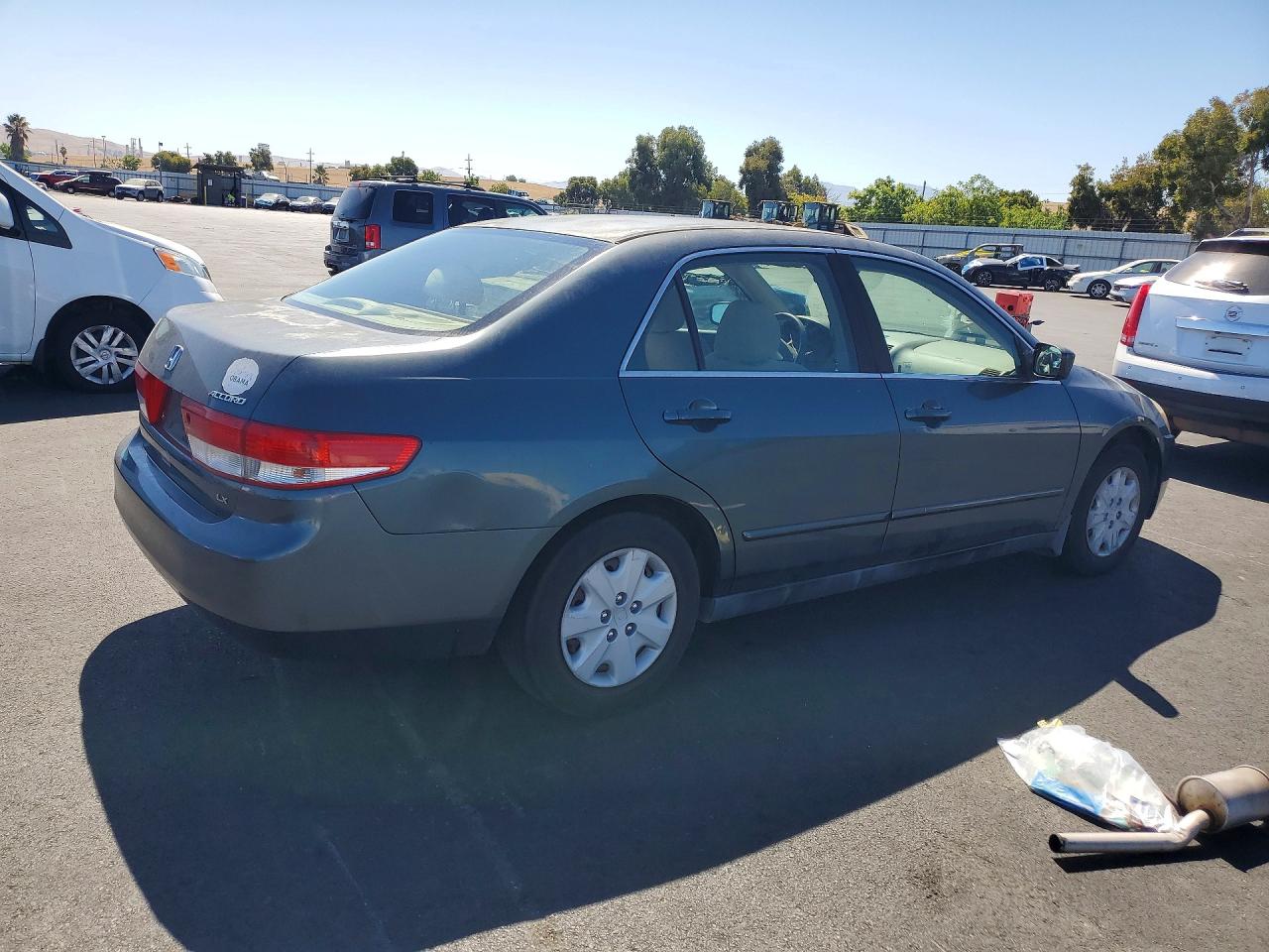 2004 Honda Accord Lx Gray vin: JHMCM56324C038008
