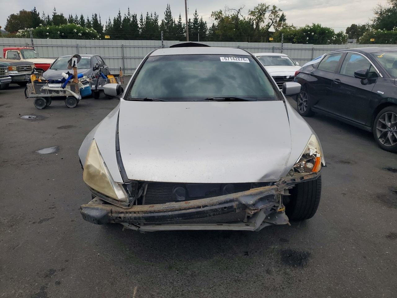 2007 Honda Accord Se Silver vin: JHMCM56327C008026
