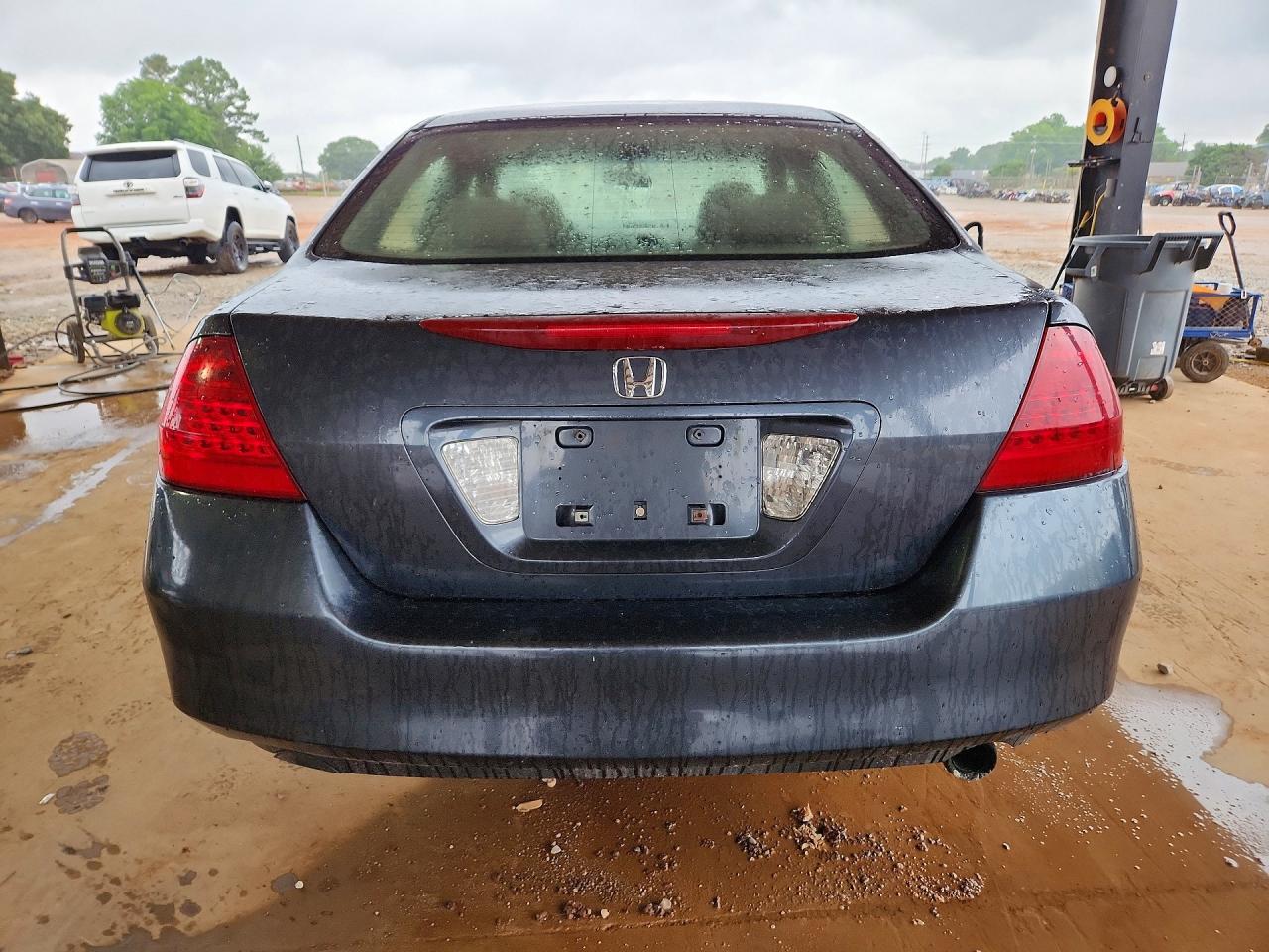 2007 Honda Accord Se Gray vin: JHMCM56327C010844