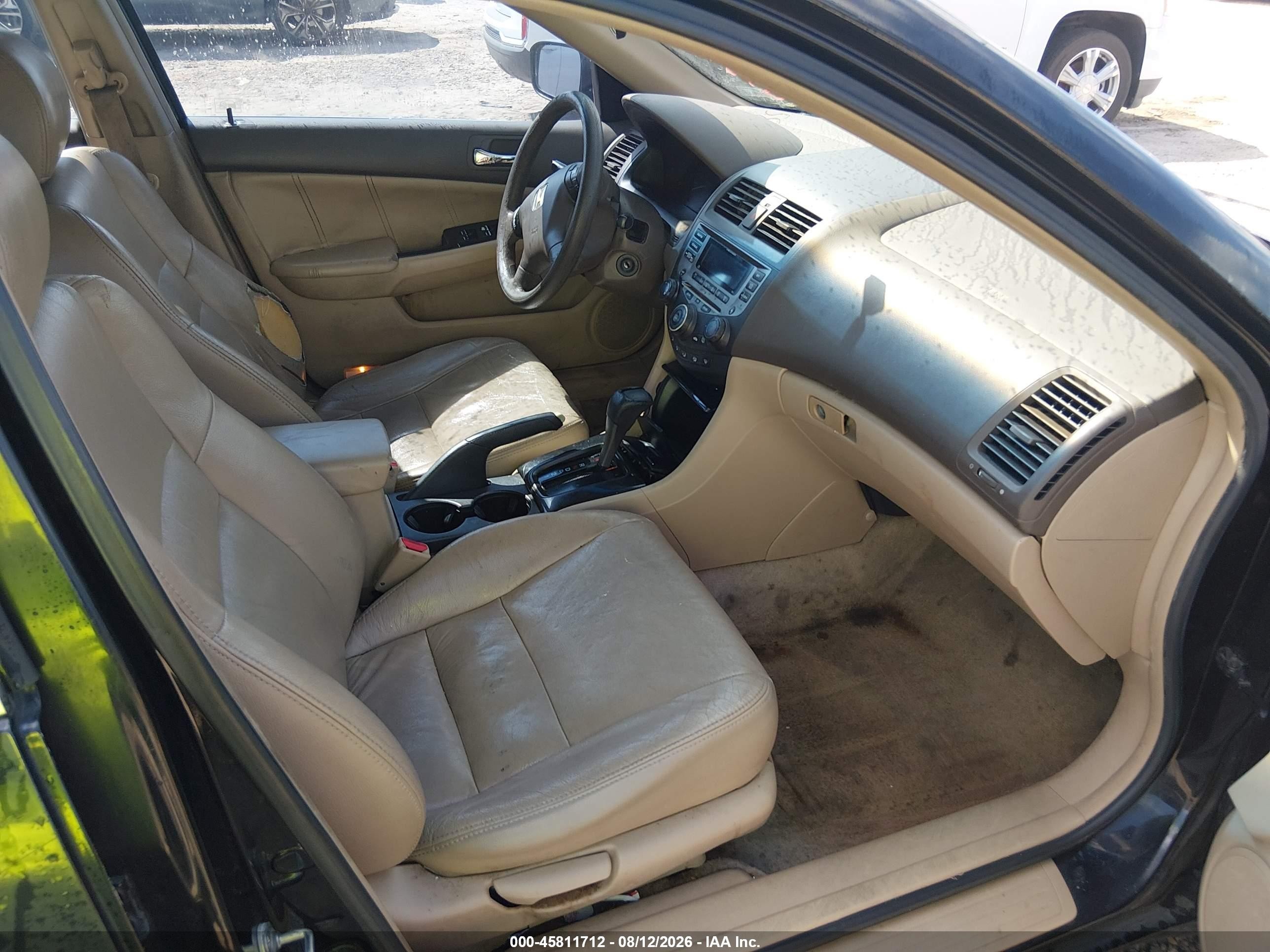 2007 Honda Accord 2.4 Se Black vin: JHMCM56327C011878