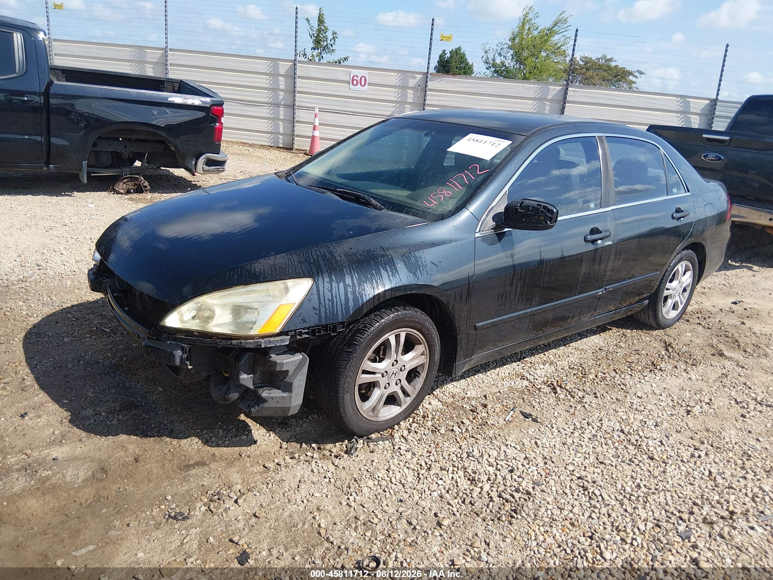 2007 Honda Accord 2.4 Se Black vin: JHMCM56327C011878