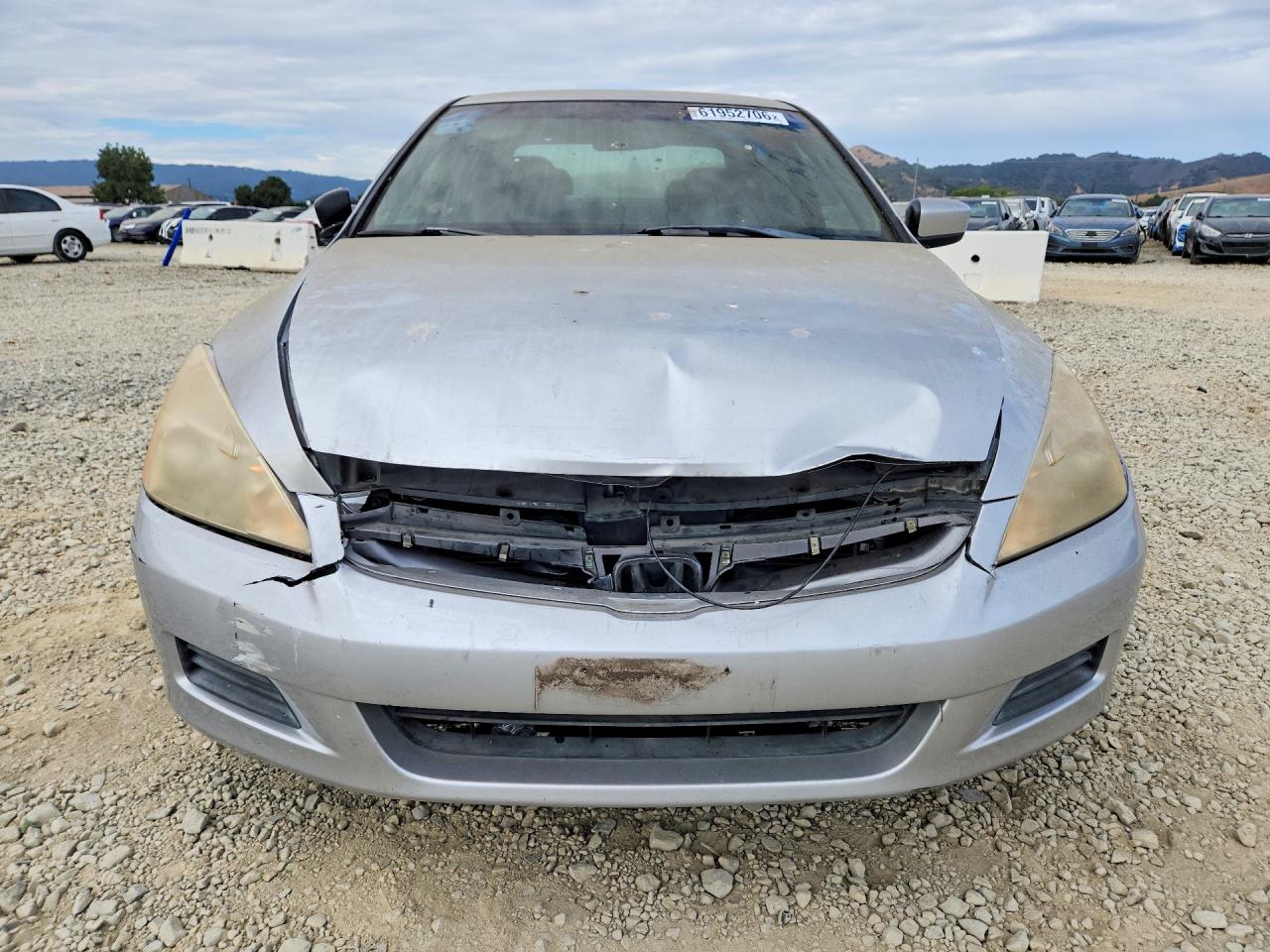 2007 Honda Accord Se Silver vin: JHMCM56327C022119