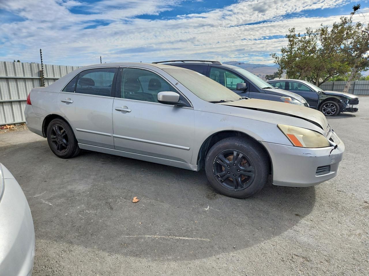 2007 Honda Accord Se Silver vin: JHMCM56327C022119