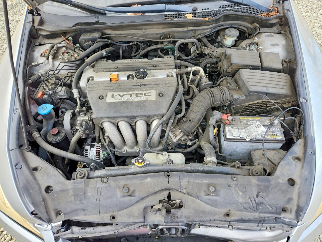 2007 Honda Accord Se Silver vin: JHMCM56327C022119