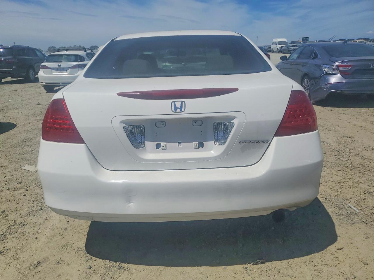 2007 Honda Accord Se Белый vin: JHMCM56337C009203