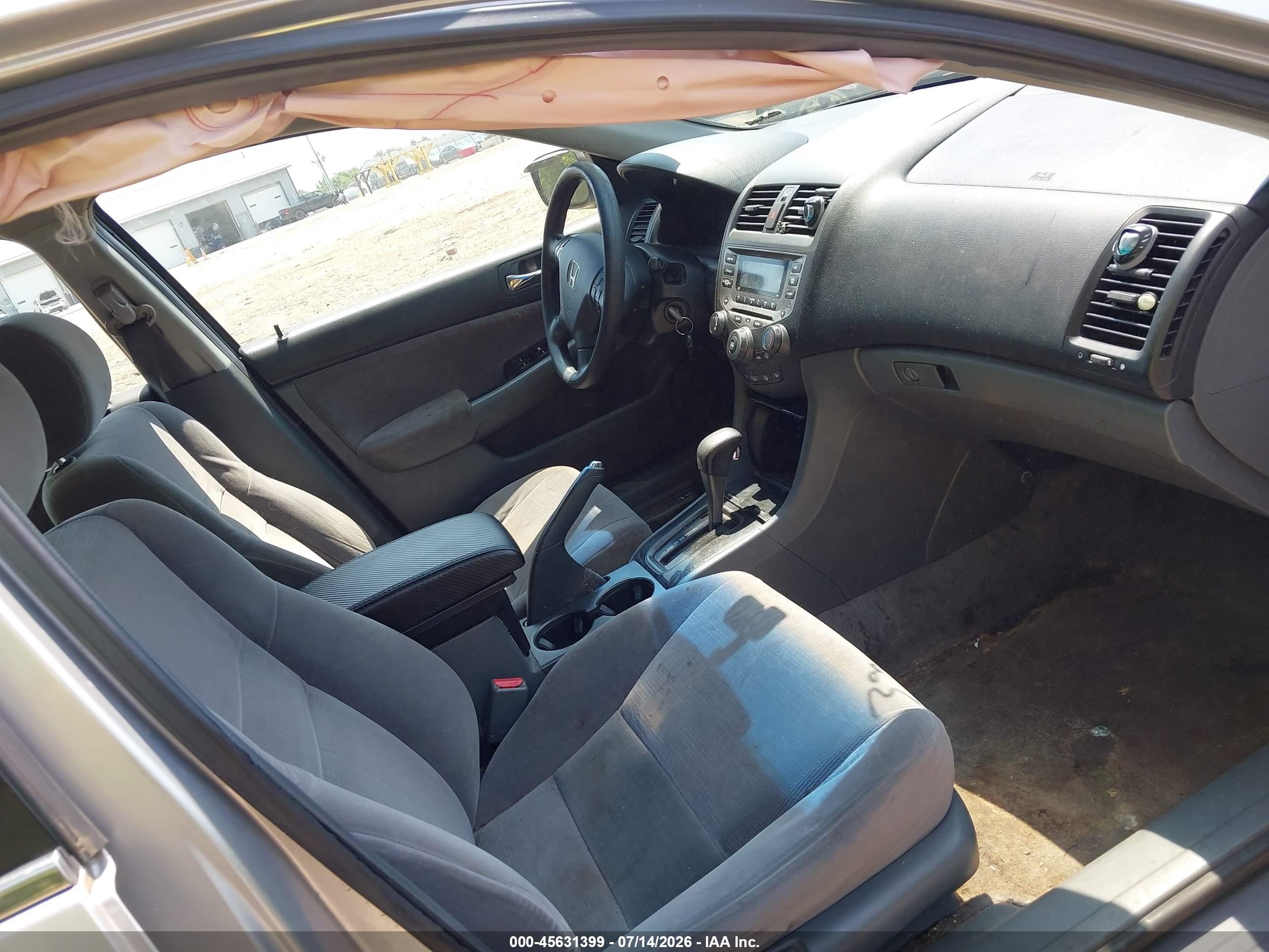 2007 Honda Accord 2.4 Se Silver vin: JHMCM56337C009735
