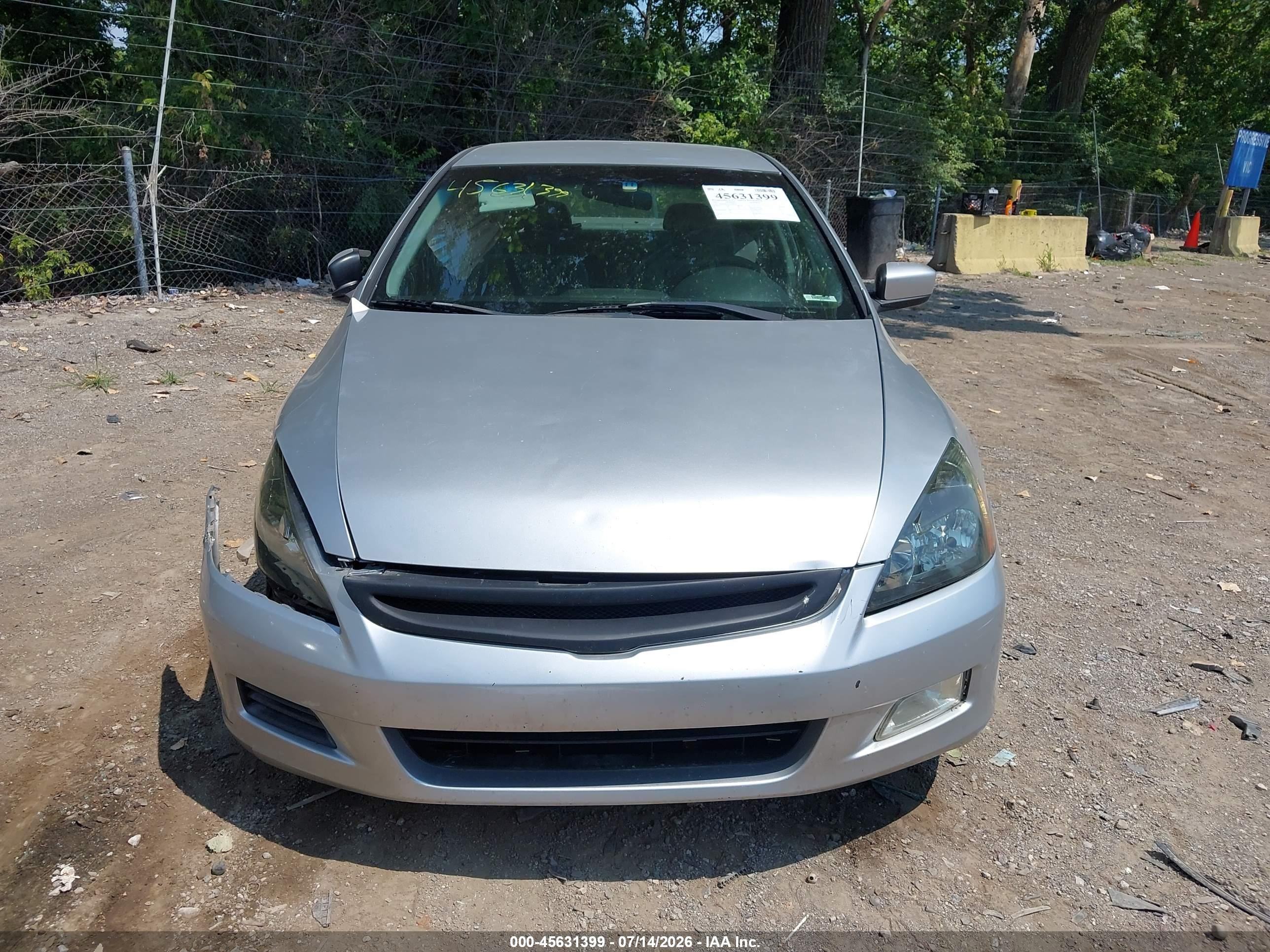 2007 Honda Accord 2.4 Se Silver vin: JHMCM56337C009735