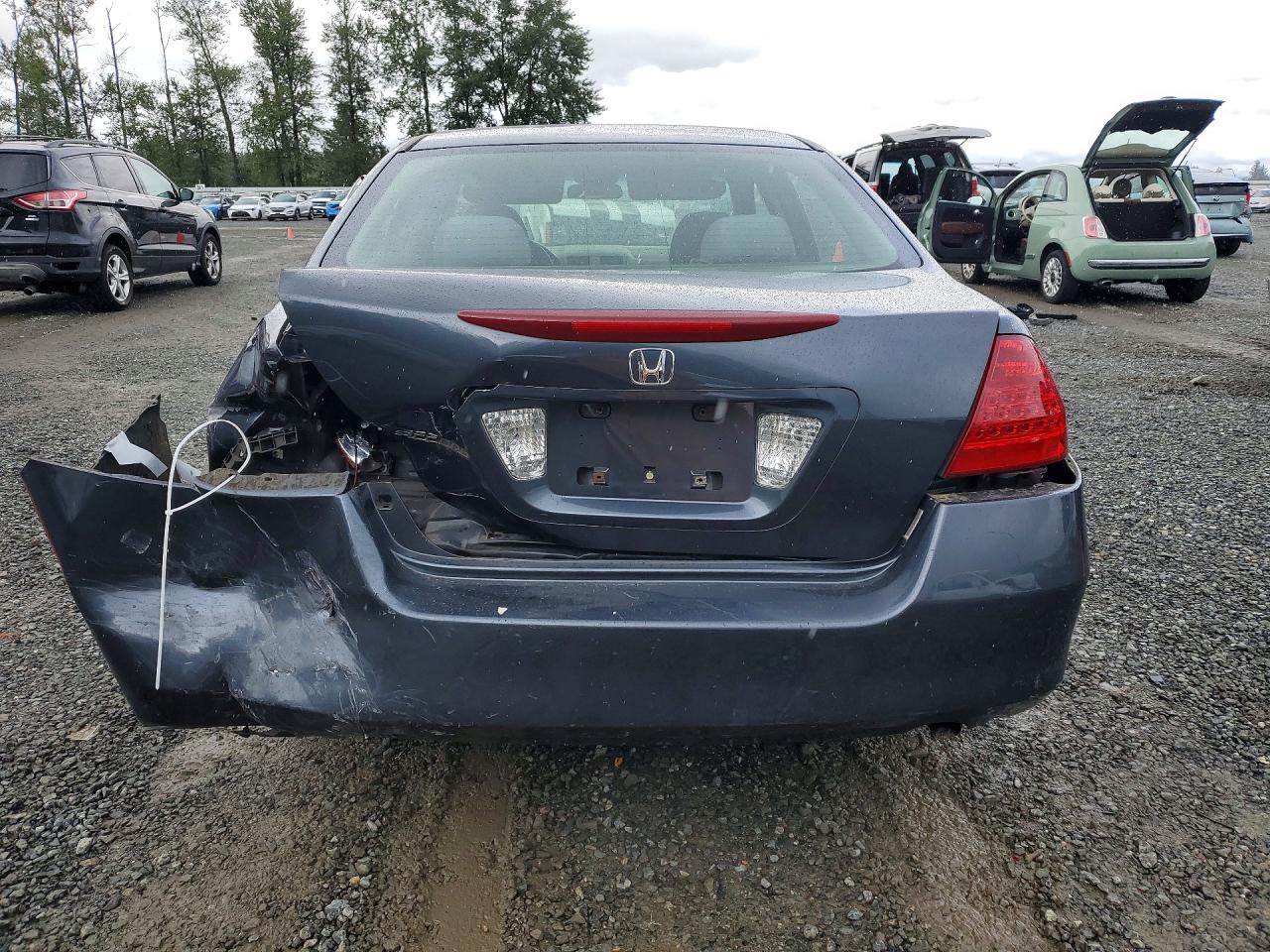 2007 Honda Accord Se Blue vin: JHMCM56337C013381