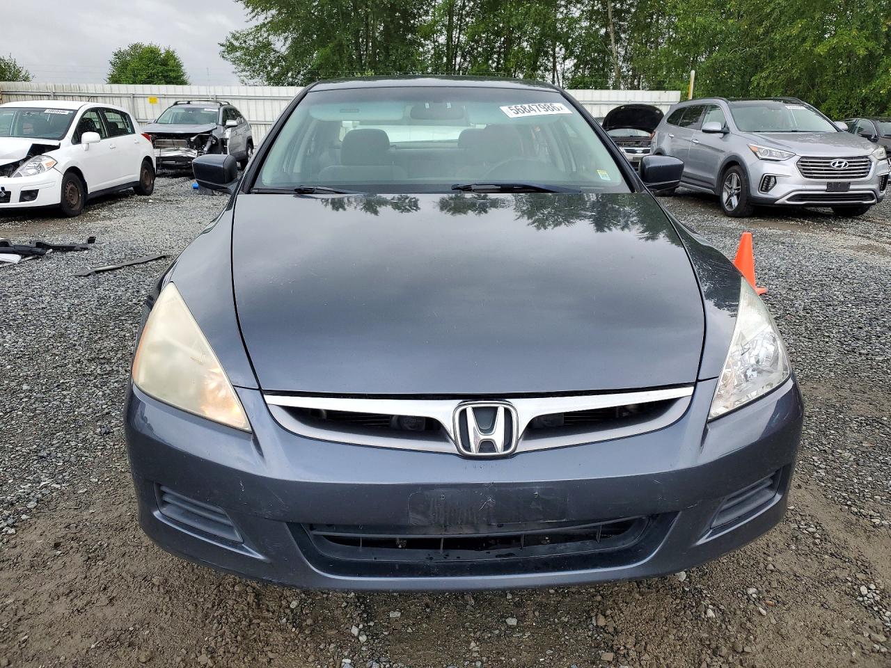 2007 Honda Accord Se Blue vin: JHMCM56337C013381