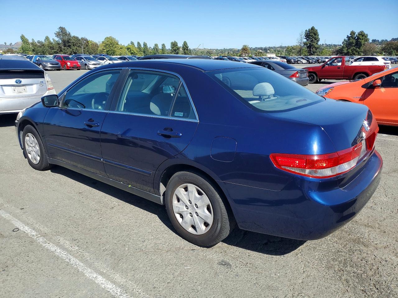 2003 Honda Accord Lx Blue vin: JHMCM56343C029423