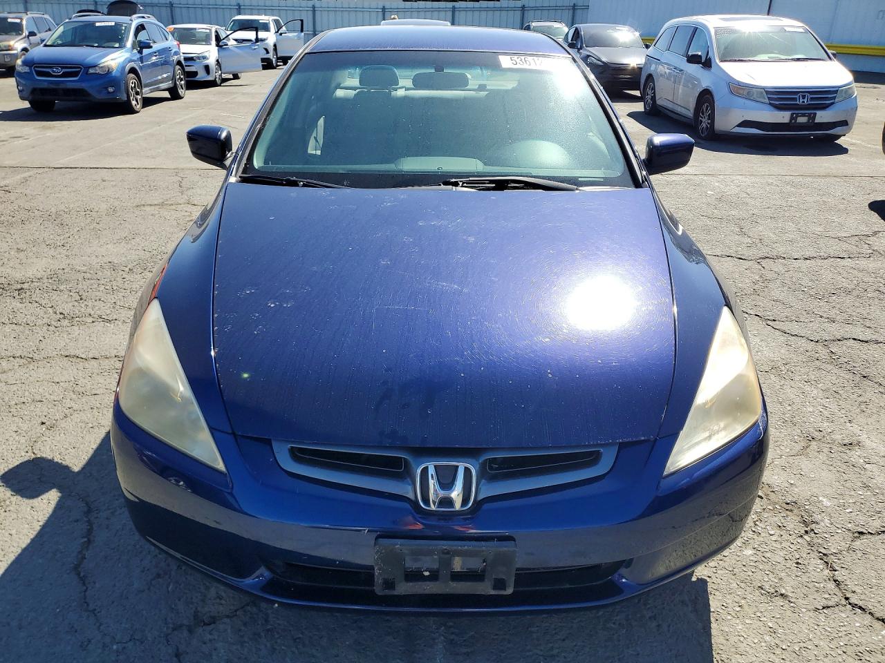 2003 Honda Accord Lx Blue vin: JHMCM56343C029423