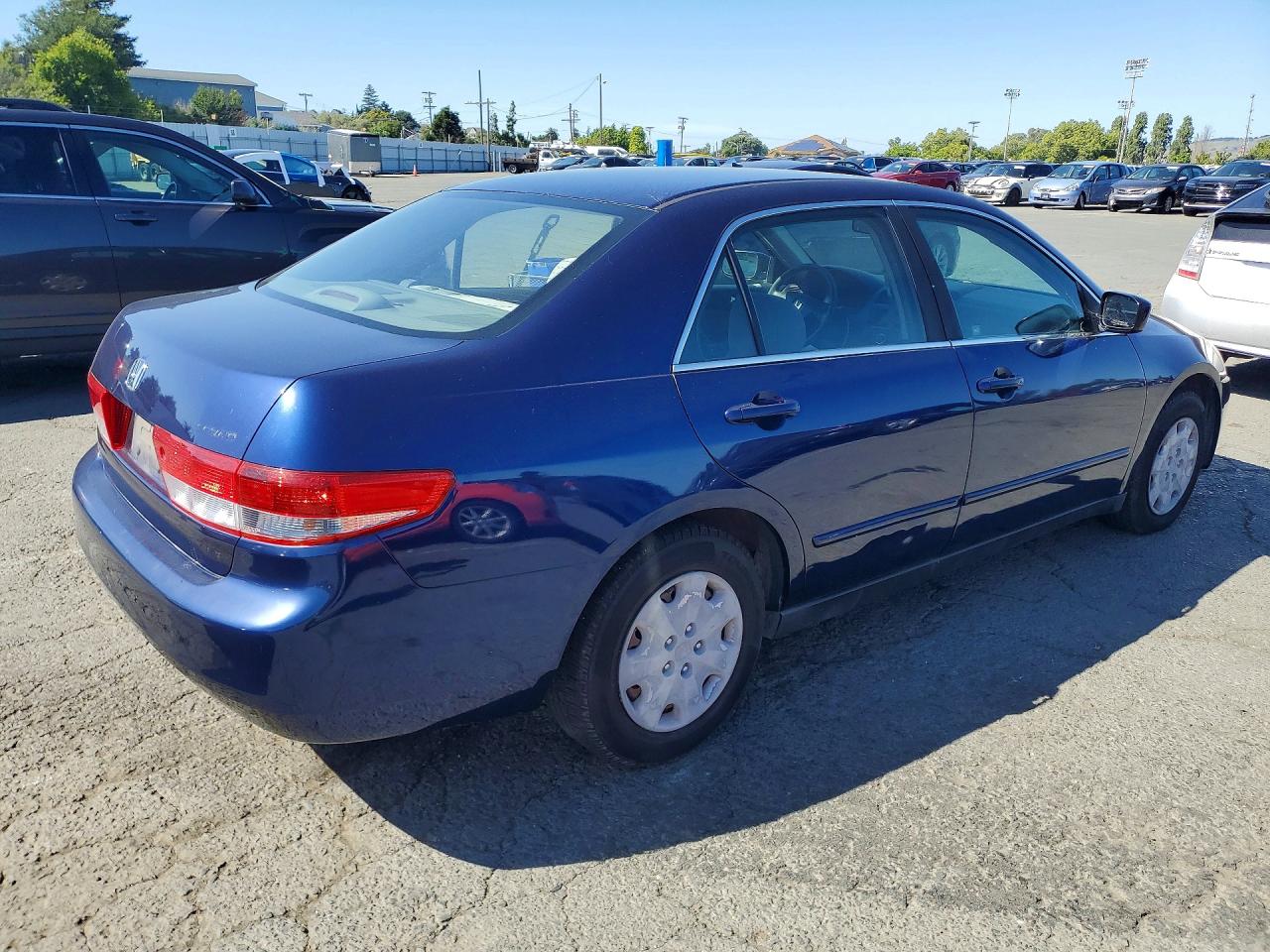 2003 Honda Accord Lx Blue vin: JHMCM56343C029423