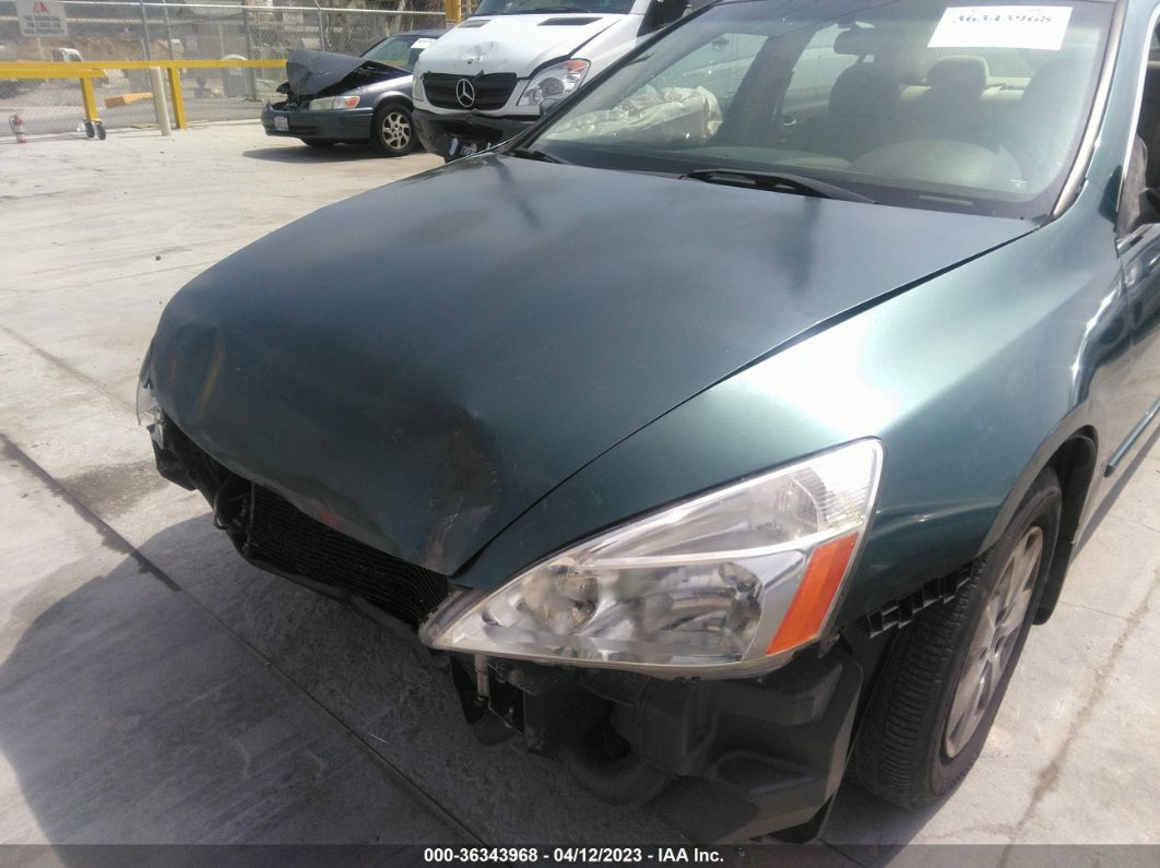 2003 Honda Accord 2.4 Lx Green vin: JHMCM56343C062793