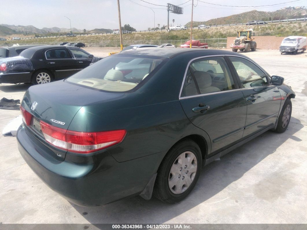 2003 Honda Accord 2.4 Lx Green vin: JHMCM56343C062793