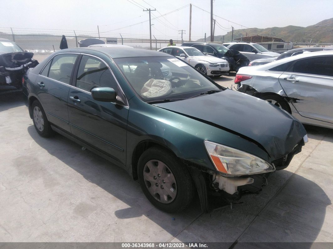 2003 Honda Accord 2.4 Lx Green vin: JHMCM56343C062793