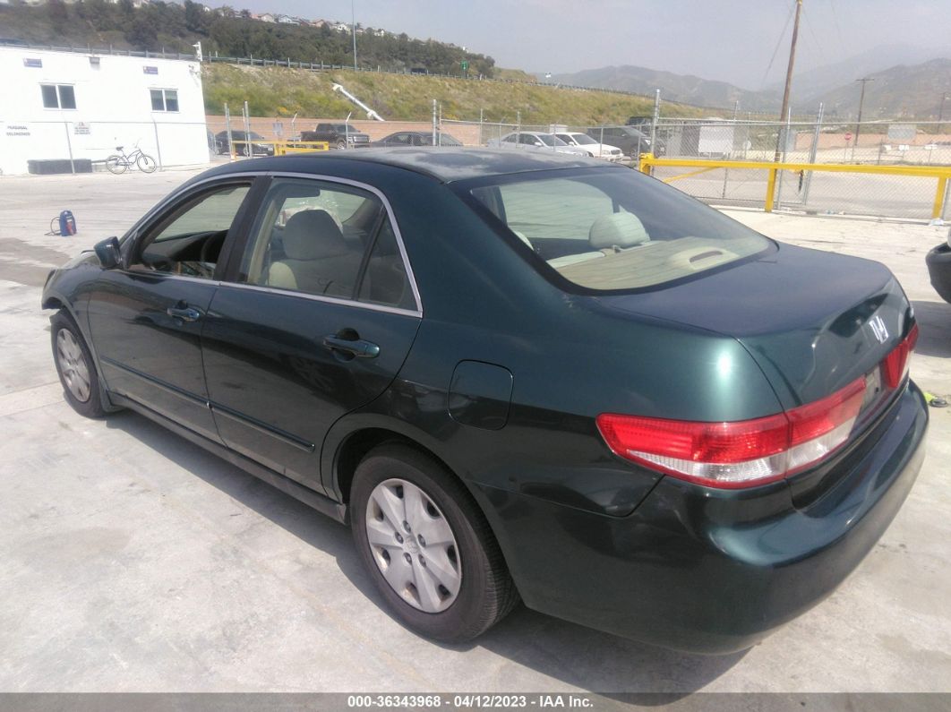 2003 Honda Accord 2.4 Lx Green vin: JHMCM56343C062793