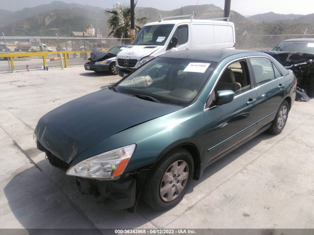 2003 Honda Accord 2.4 Lx Green vin: JHMCM56343C062793
