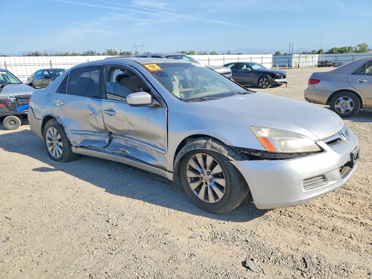 2007 Honda Accord Se Silver vin: JHMCM56347C017634