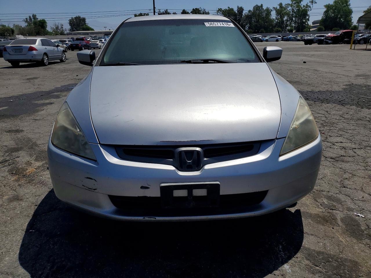 2004 Honda Accord Lx Silver vin: JHMCM56354C032719