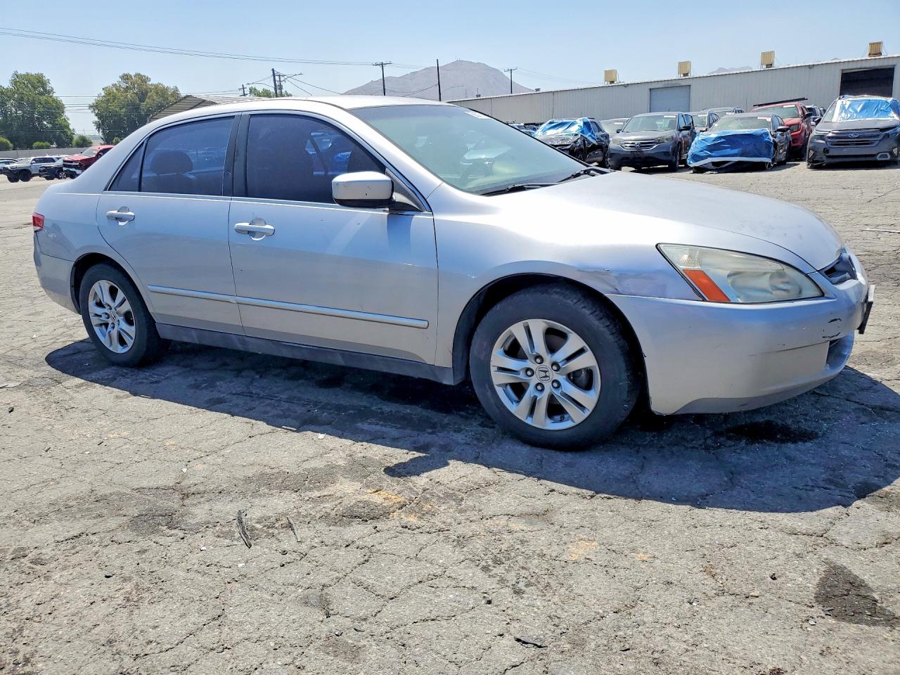 2004 Honda Accord Lx Silver vin: JHMCM56354C032719