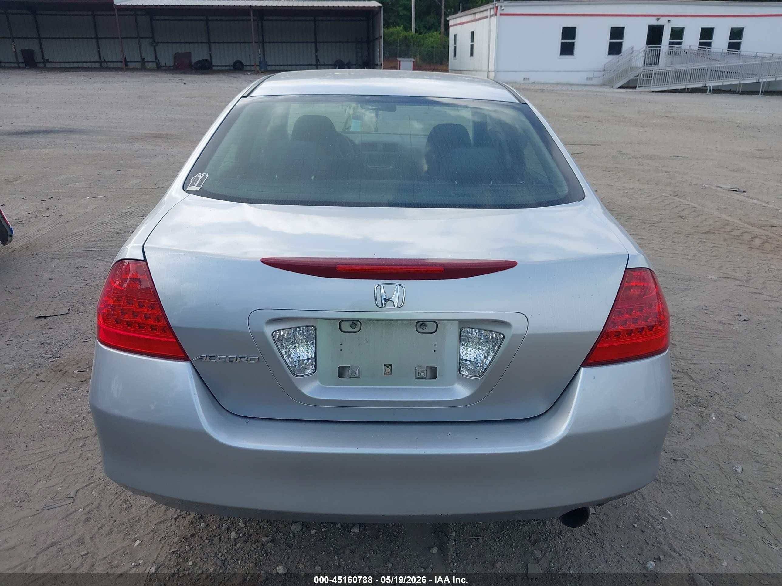 2007 Honda Accord 2.4 Se Silver vin: JHMCM56357C008182