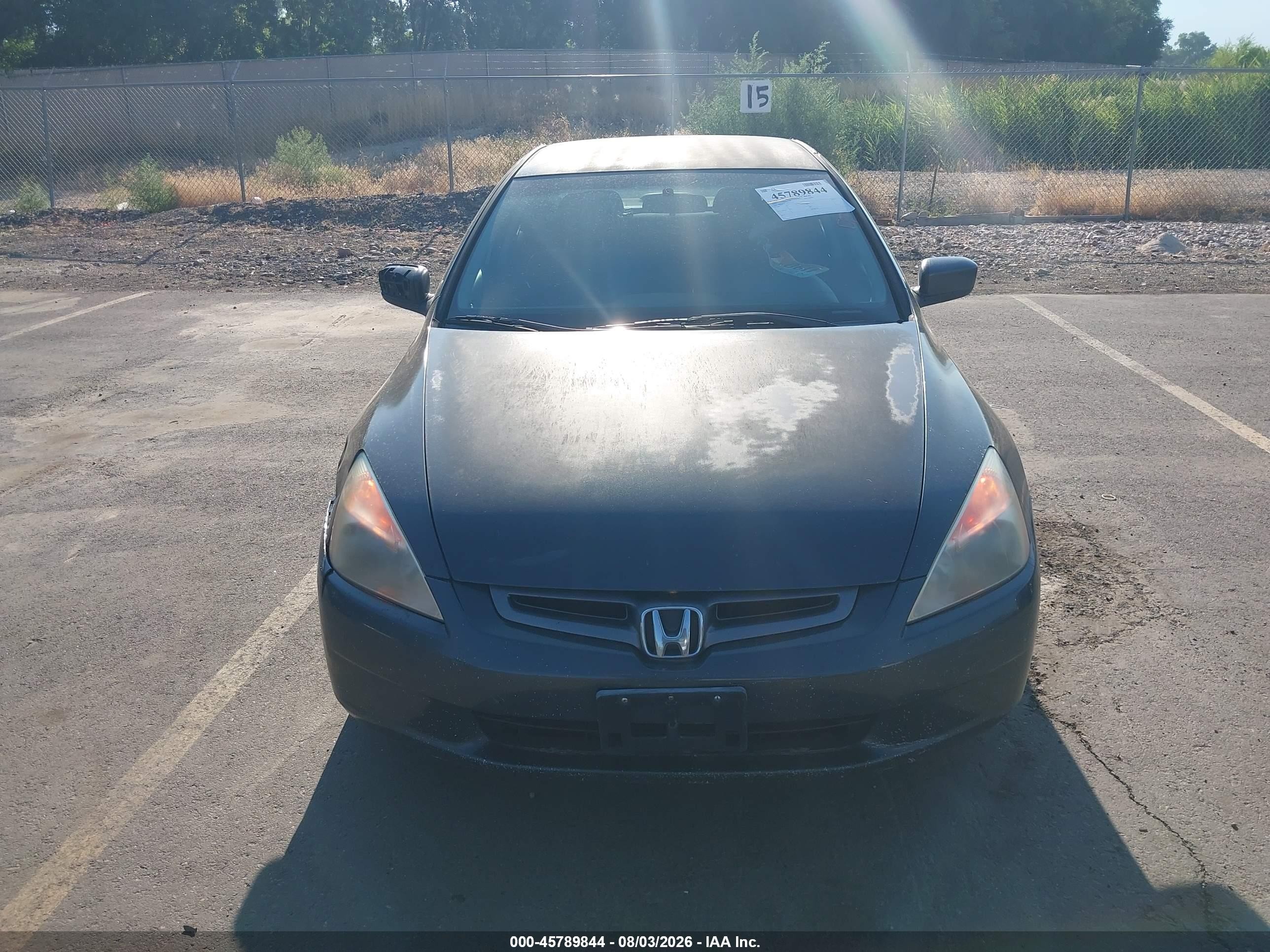 2003 Honda Accord 2.4 Lx Серый vin: JHMCM56363C019170