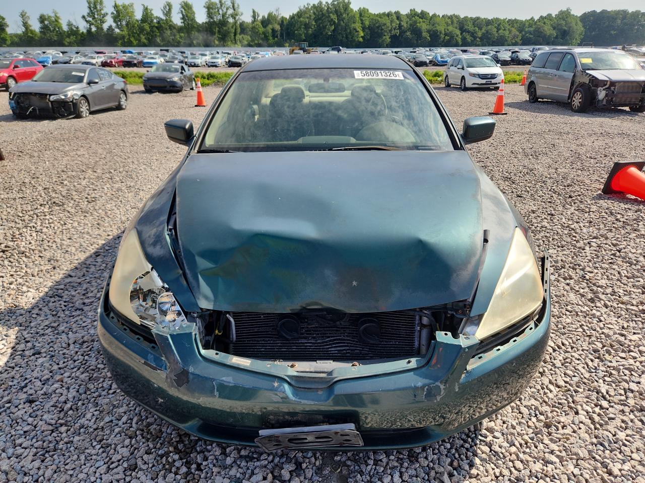 2003 Honda Accord Lx Green vin: JHMCM56363C030816