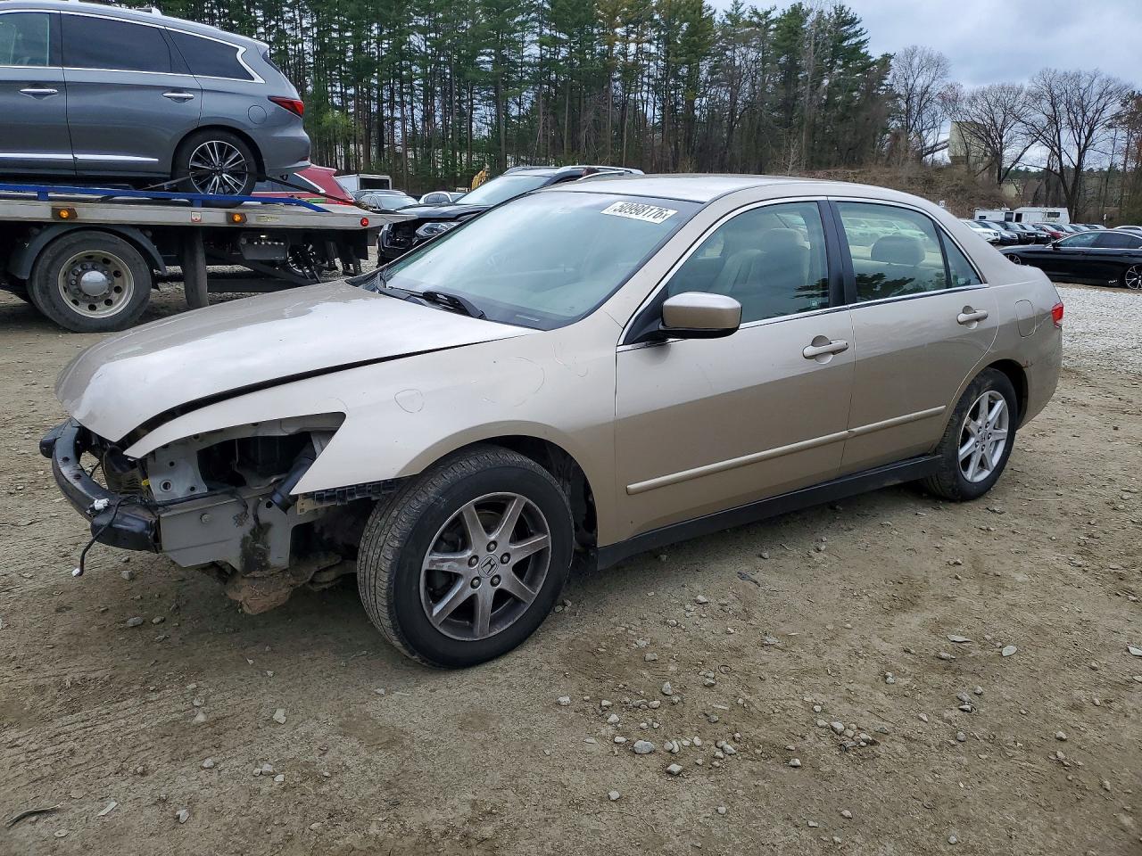 2003 Honda Accord Lx Silver vin: JHMCM56363C031710