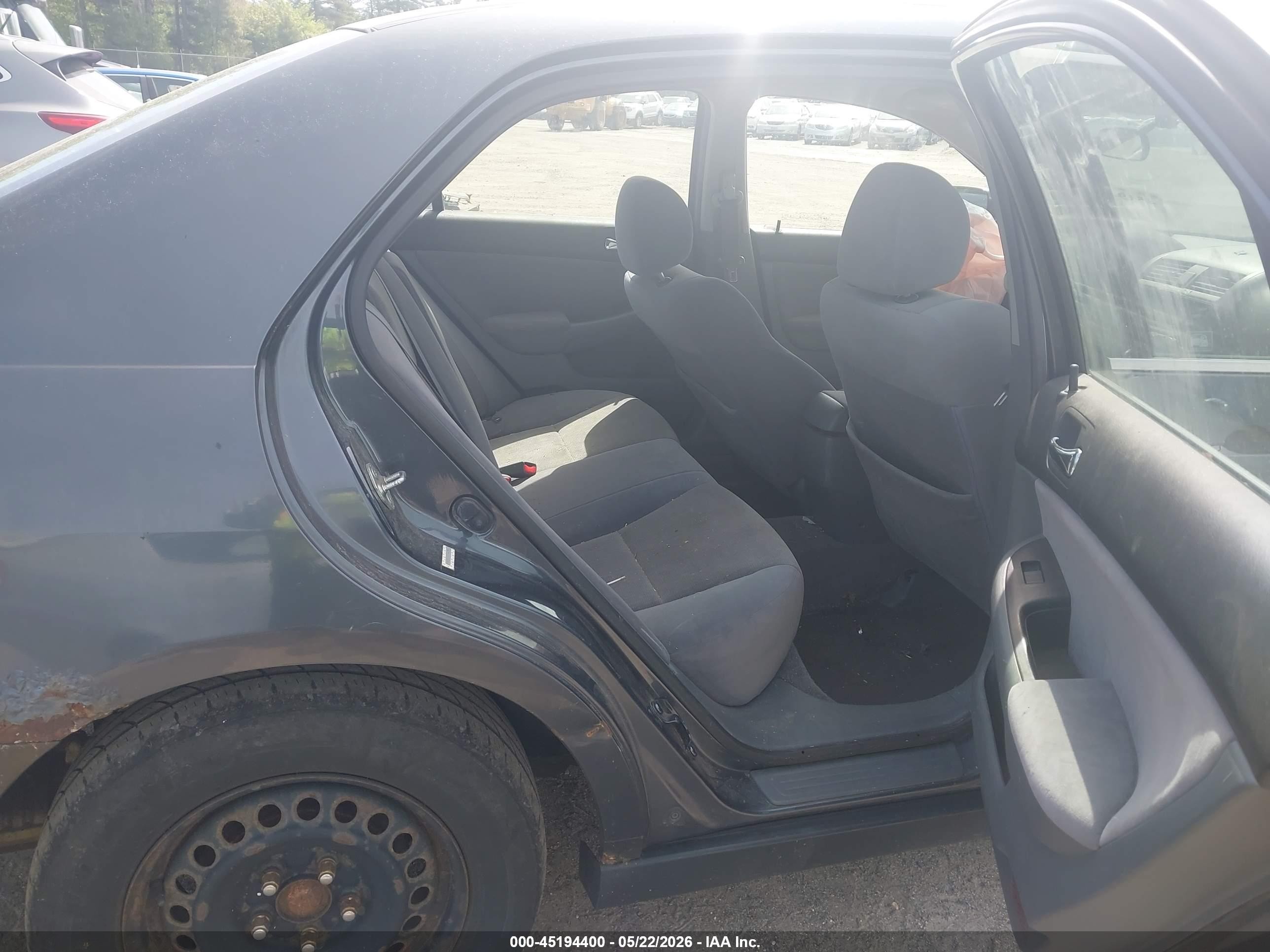 2003 Honda Accord 2.4 Lx Gray vin: JHMCM56363C046983
