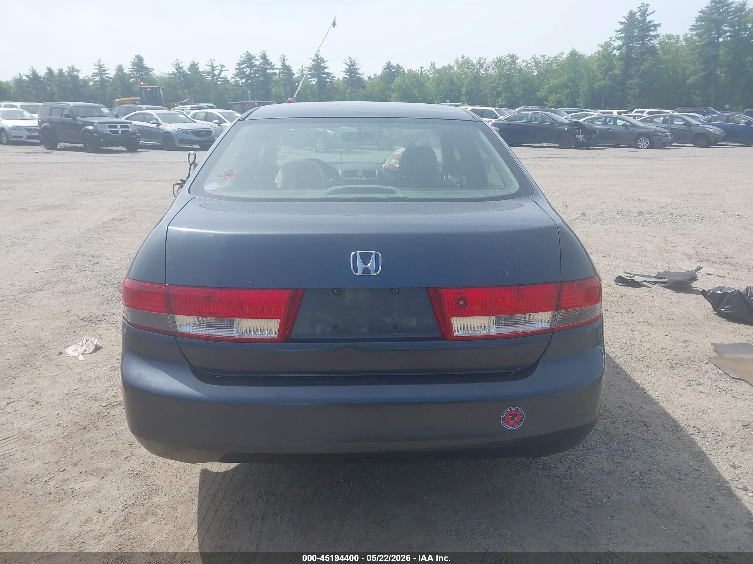 2003 Honda Accord 2.4 Lx Gray vin: JHMCM56363C046983