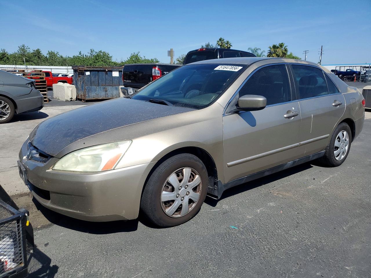 2003 Honda Accord Lx Gold vin: JHMCM56363C076582
