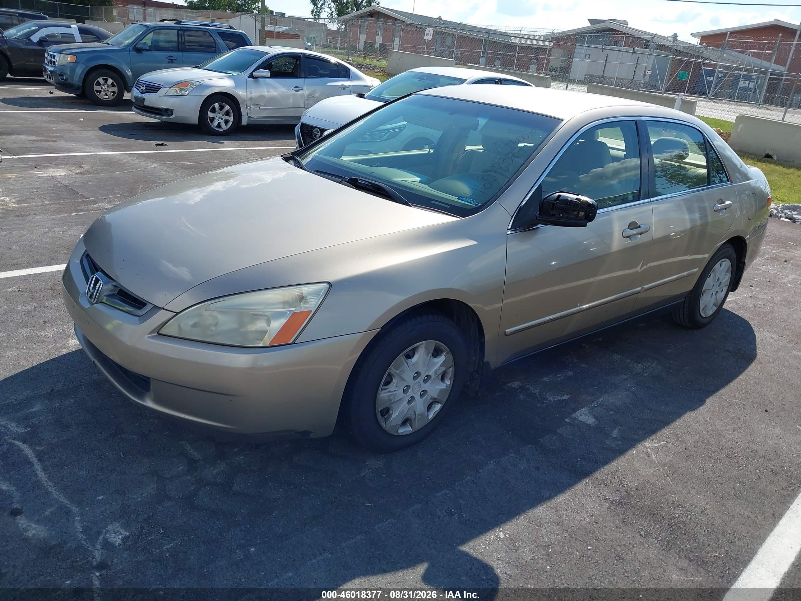2004 Honda Accord 2.4 Lx Tan vin: JHMCM56364C001091